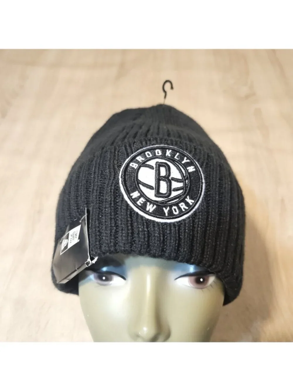 New Era Core Classic Knit Fleece Lined Knit Cap Beanie Hat Black Brooklyn Ny New